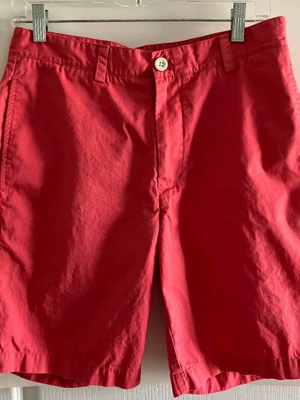 Vineyard Vines Men’s On-The-Go OTG Performance Shorts Pink Salmon Coral Size 30
